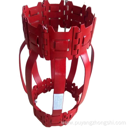 Cast top wire casing rigid roller centralizer